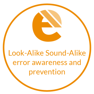 Look-Alike Sound-Alike error awareness and prevention